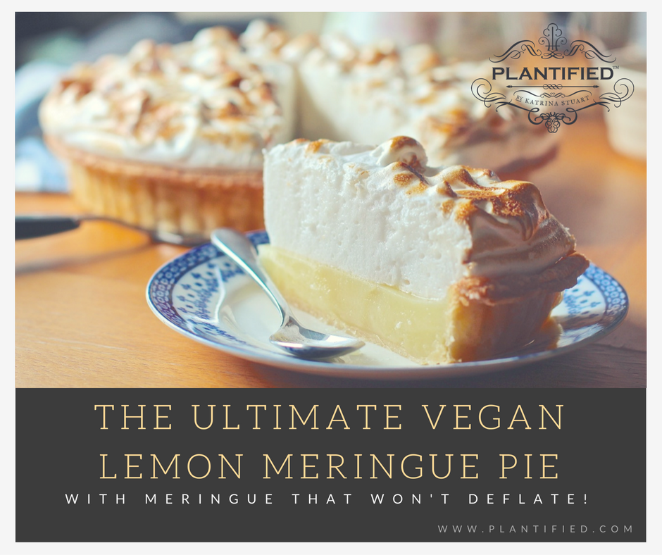 The Ultimate Vegan Lemon Meringue Pie (Vegan, Aqua Faba, Egg Free, Dairy Free, Gelatine Free)
