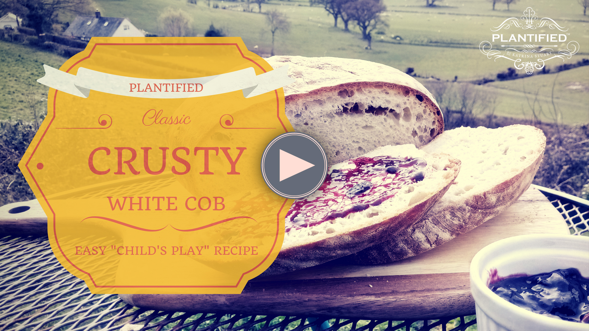 Classic Crusty White Cob (Vegan, Dairy free, Egg Free)
